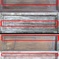 28"x78.5" Antique Vintage Old Reclaimed Salvaged SOLID Wood Wooden Interior Door 5 Panels