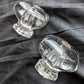 2 Pair available BIG Antique Vintage Old Salvaged Reclaimed 6-sided Hexagon Glass Drawer Cabinet Furniture Door Knob Pull Handle