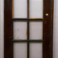 26x79.5"x1.75" Antique Vintage Old Wood Wooden Exterior French Door Window Glass