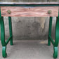 Antique Vintage Old Solid Wood Wooden Writing Desk Work Table Knee Hole Student