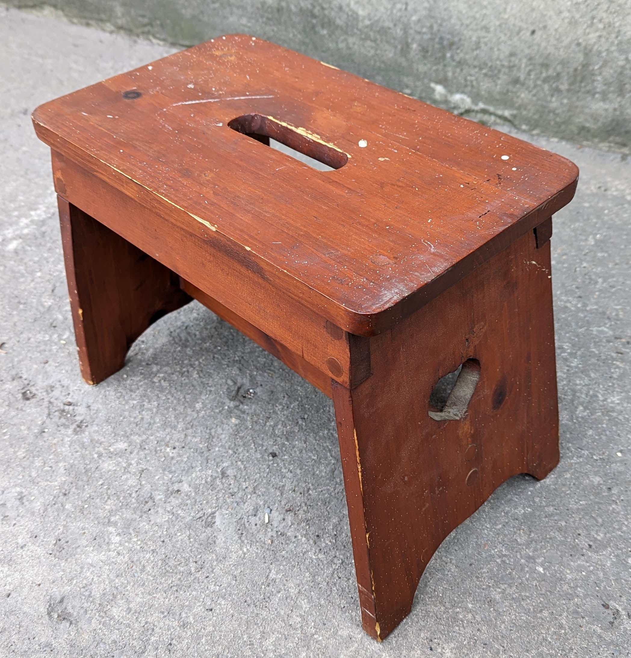 Handmade step online stool