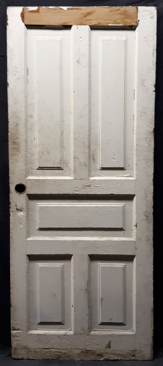 2 available 32"x79" Antique Vintage Old Salvaged Reclaimed Victorian SOLID Wood Wooden Interior Doors 5 Five Raised Panels