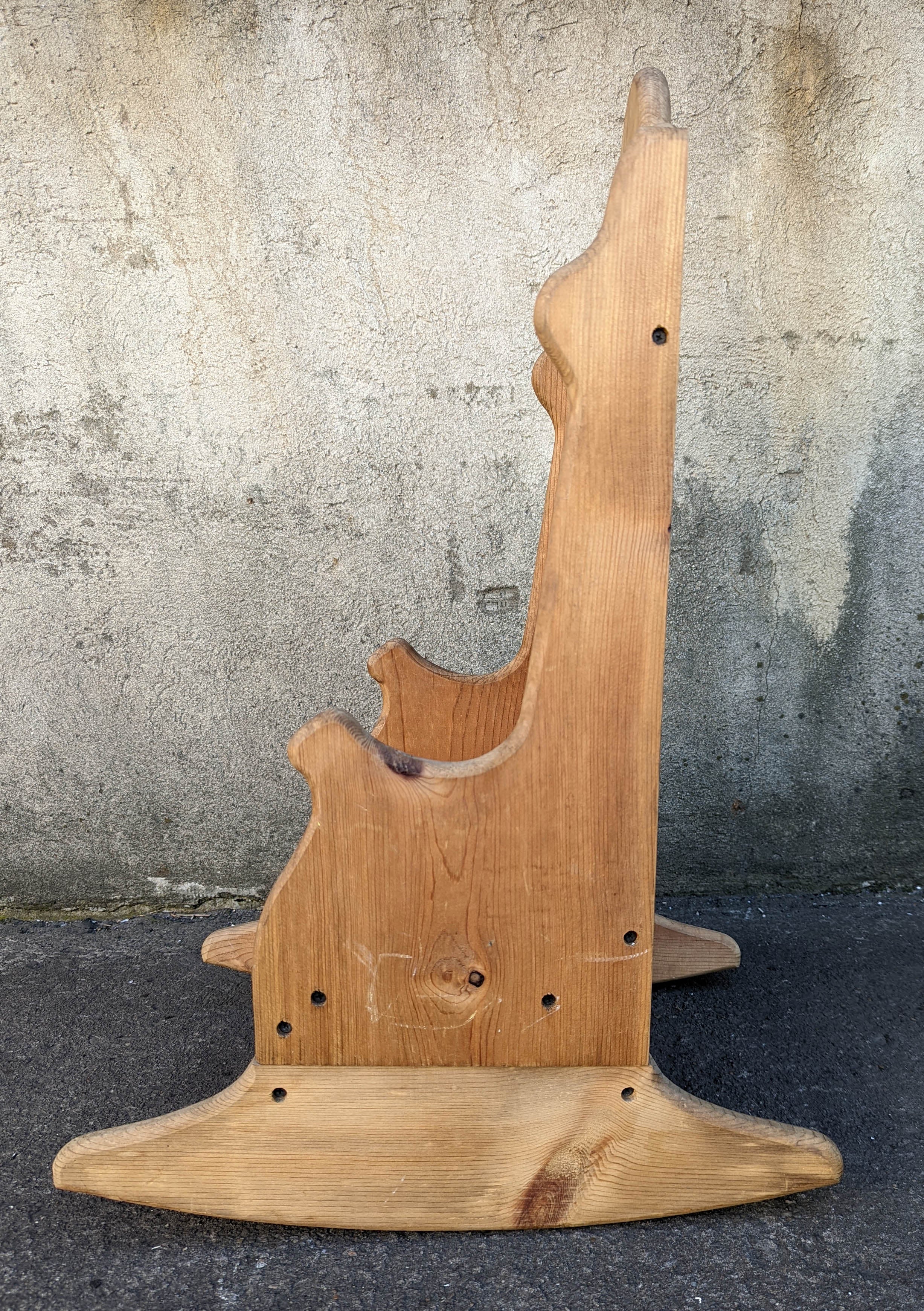 Solid pine 2024 rocking chair