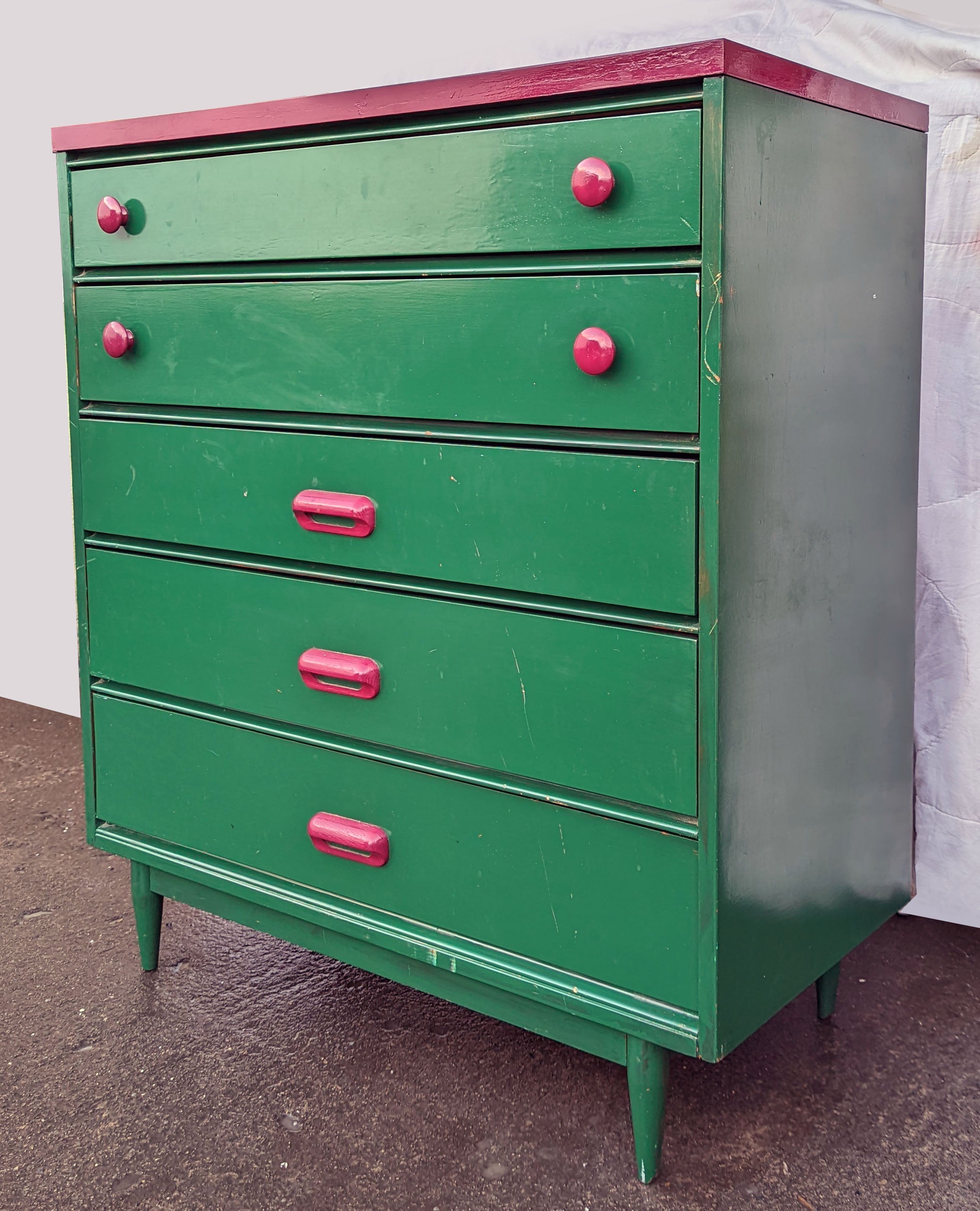 Solid wood best sale tall boy dresser