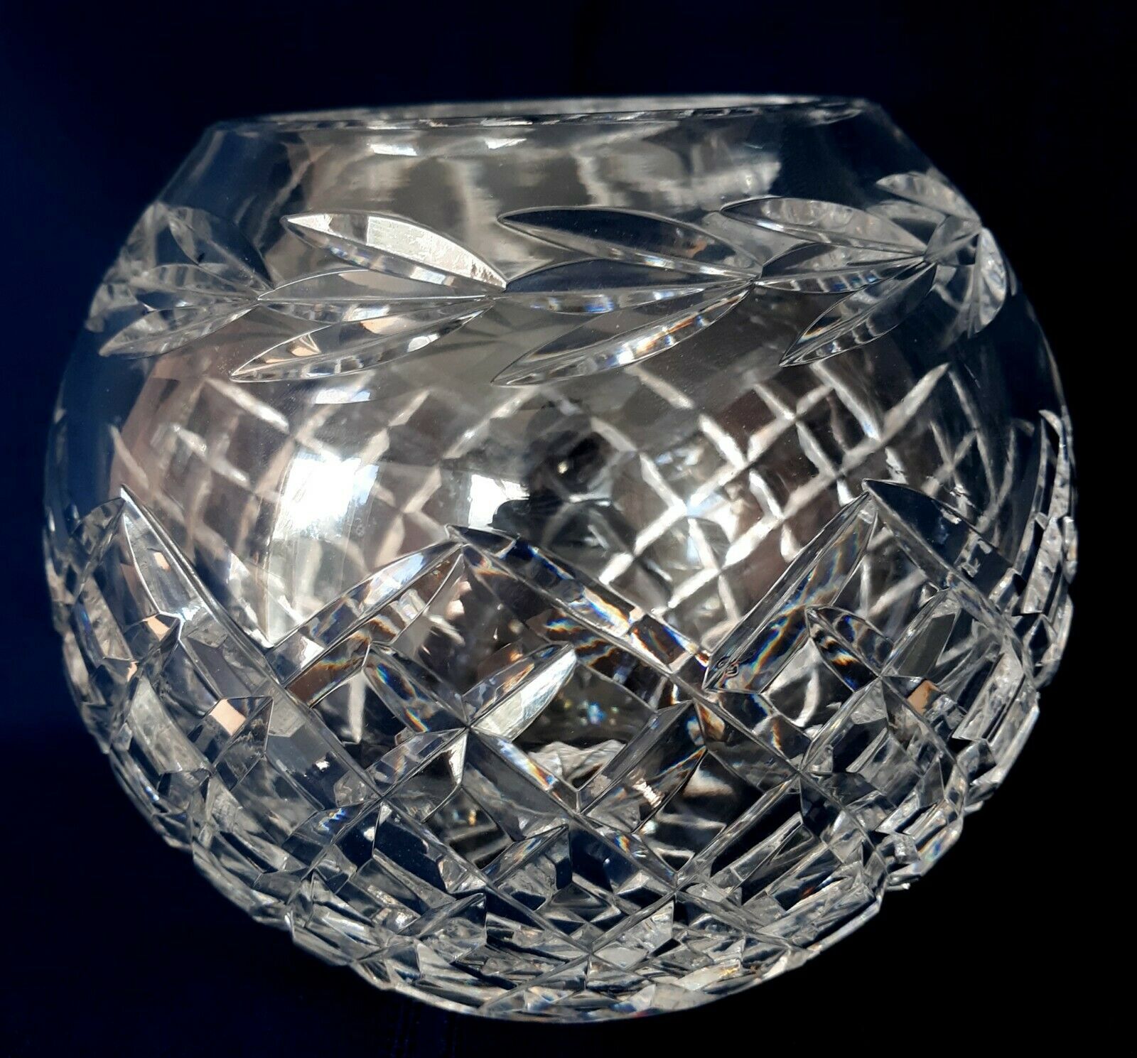 Heavy Crystal Art Deco Vase discount