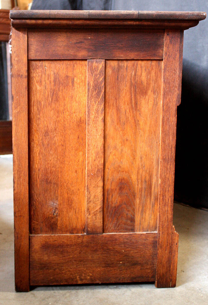 Small antique deals dresser with mirror