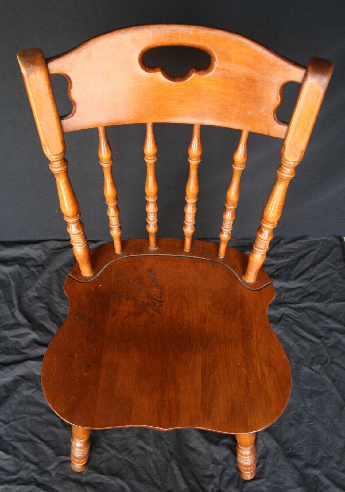 Vintage maple dining online chairs