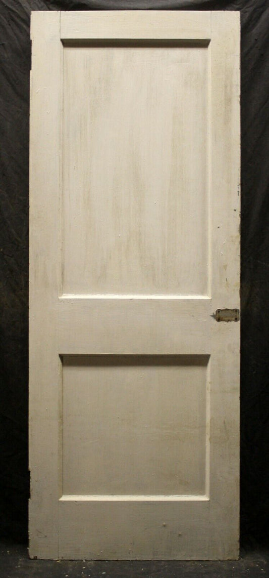 27.5"x73" Antique Vintage Old Reclaimed Salvaged Interior Exterior SOLID Wood Wooden Door 2 Panels