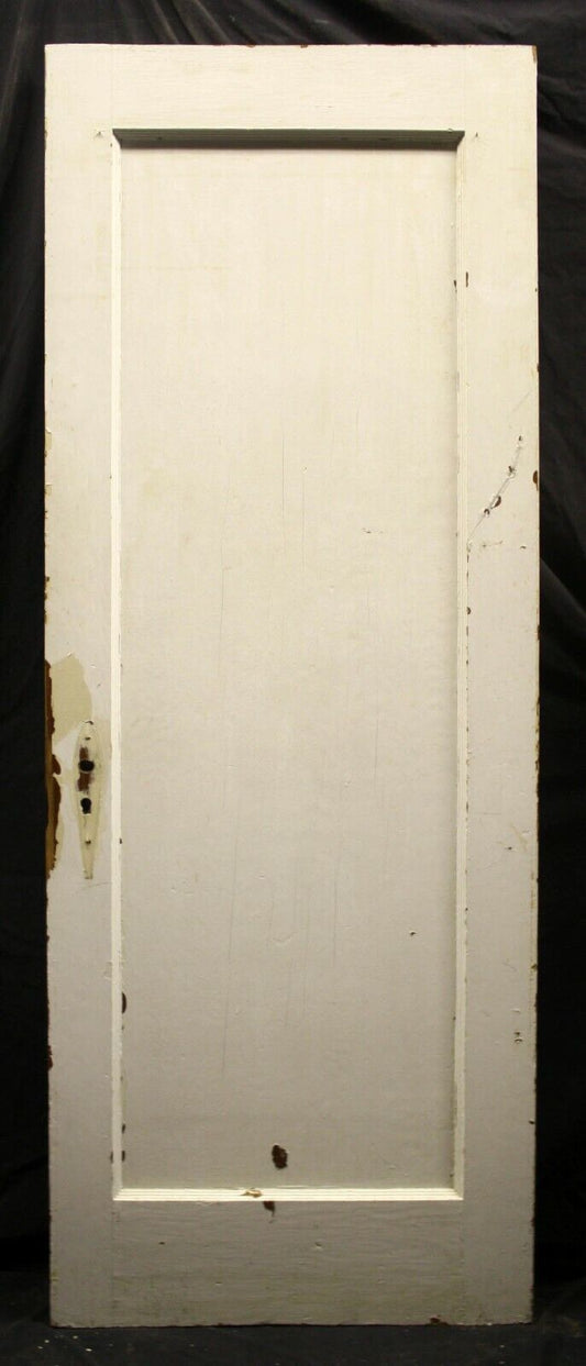 27"x75" Antique Vintage Old Reclaimed Salvaged SOLID Wooden Interior Pantry Closet Door Single Panel