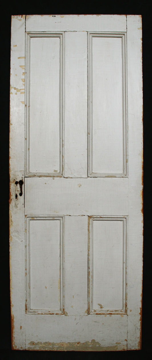 27"x68" Antique Vintage Old Reclaimed Salvaged Victorian Interior Closet Pantry Wood Wooden Door Panels