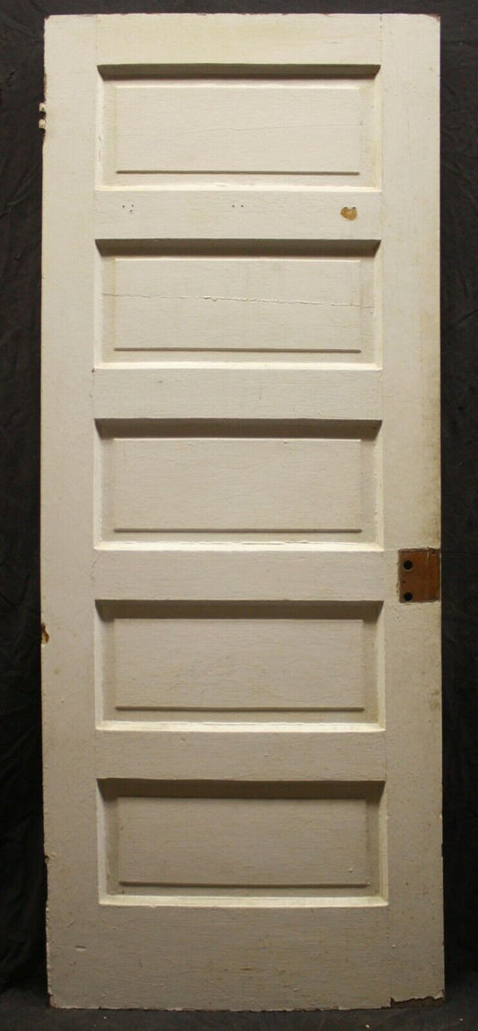 2 available 30"x78" Antique Vintage Old Salvaged Reclaimed Interior Wood Wooden Door 5 Panels