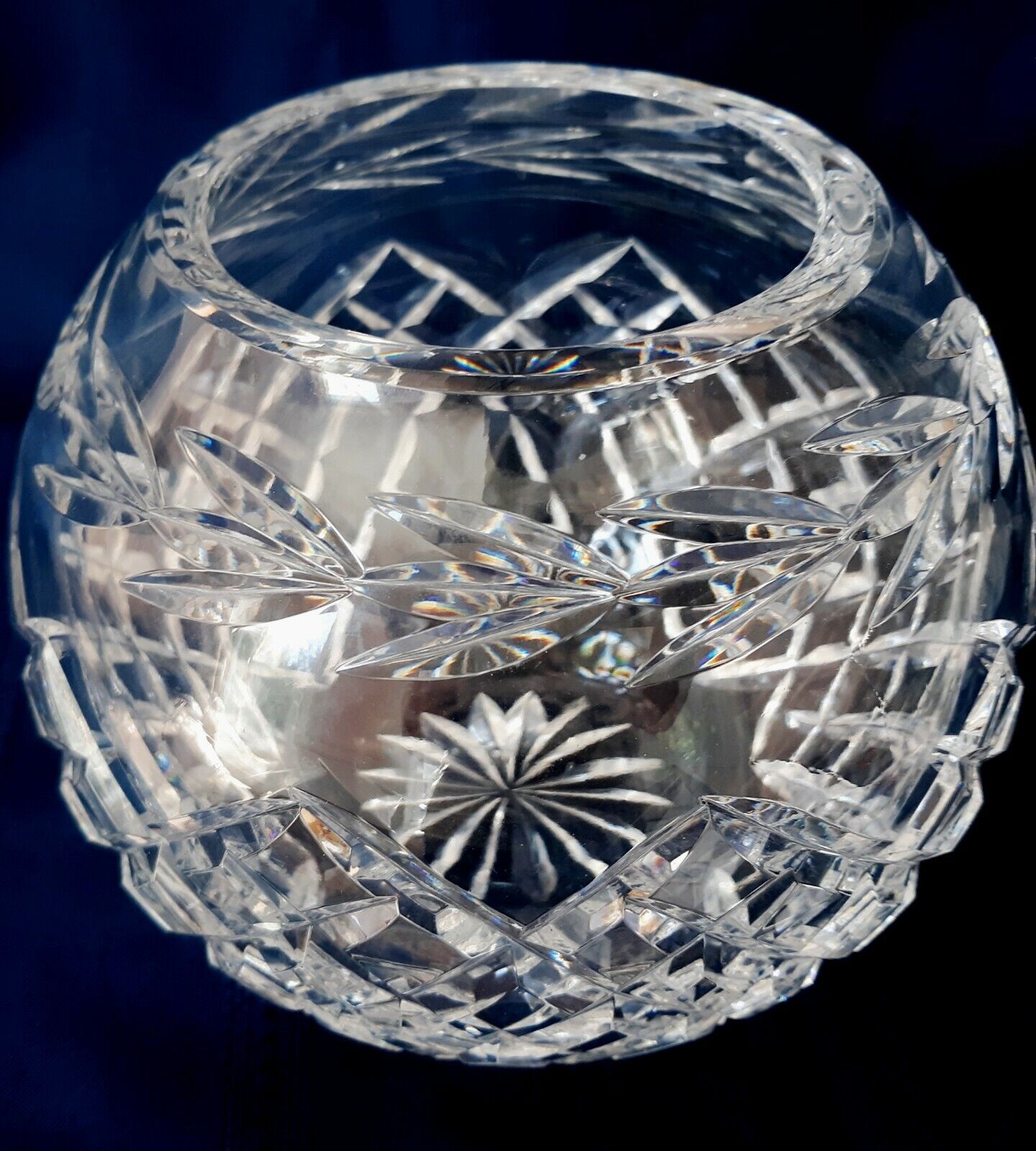 Lead crystal hotsell flower vase