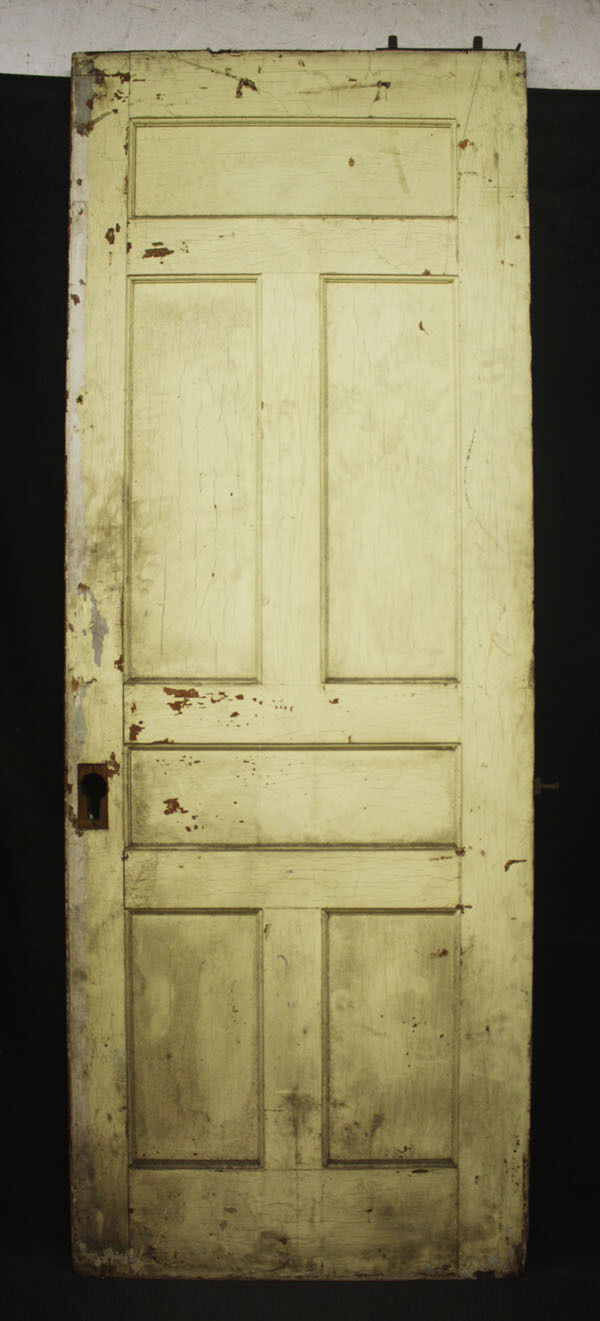 33"x89"x1.75" Antique Vintage Old Reclaimed Salvaged Victorian Wood Wooden Sliding Pocket Door Panels