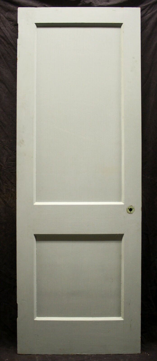 27.5"x79" Antique Vintage Old Reclaimed Salvaged Interior SOLID Wood Wooden Closet Pantry Door 2 Panels