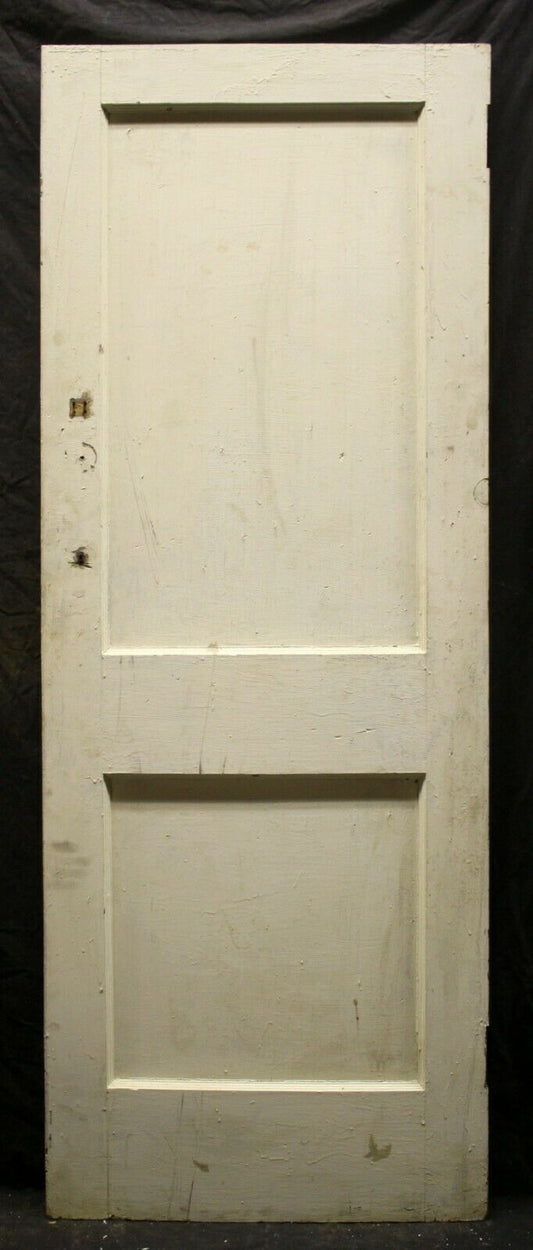 27.5"x73" Antique Vintage Old Reclaimed Salvaged Interior Exterior SOLID Wood Wooden Door 2 Panels