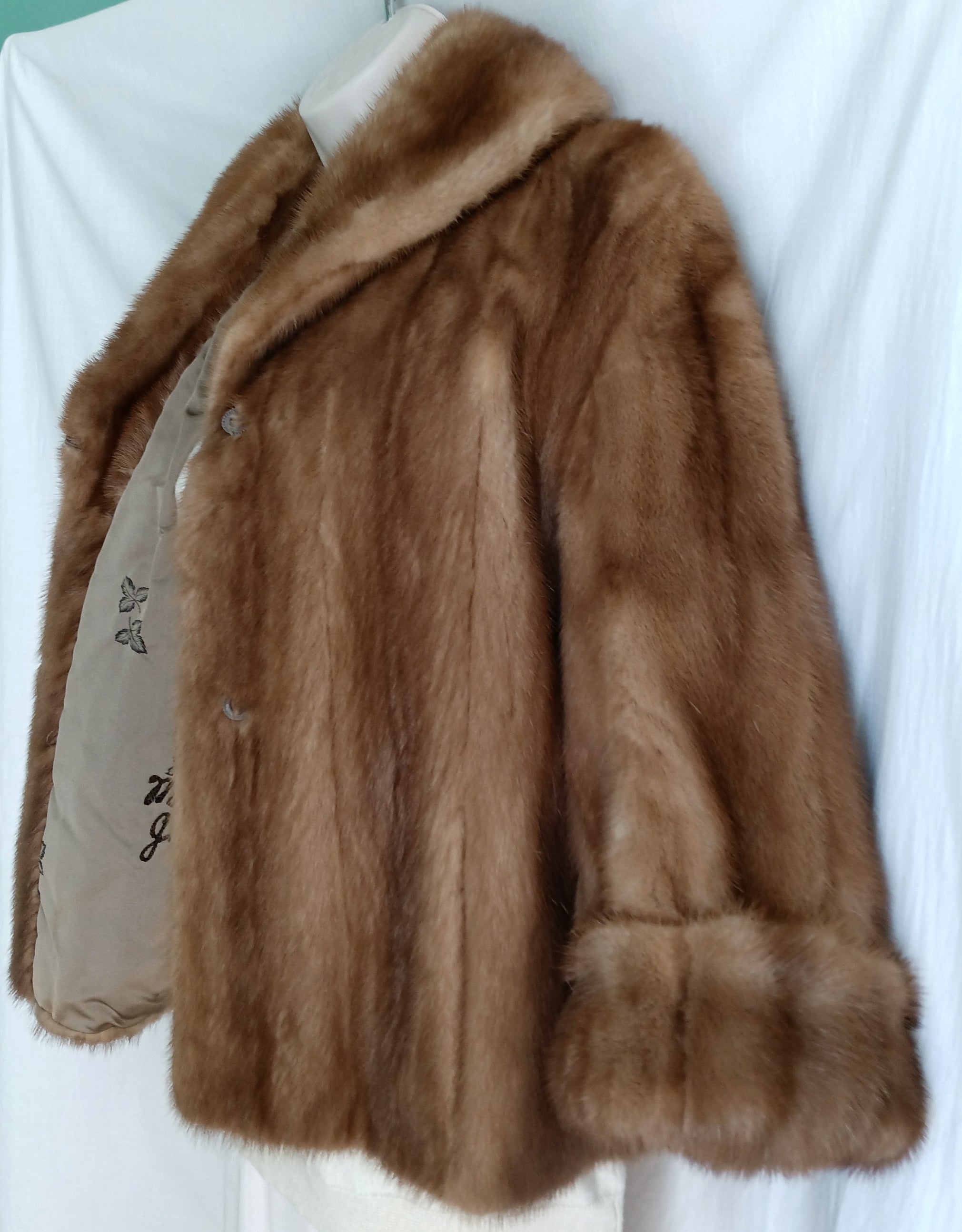 Vintage on sale mink vest